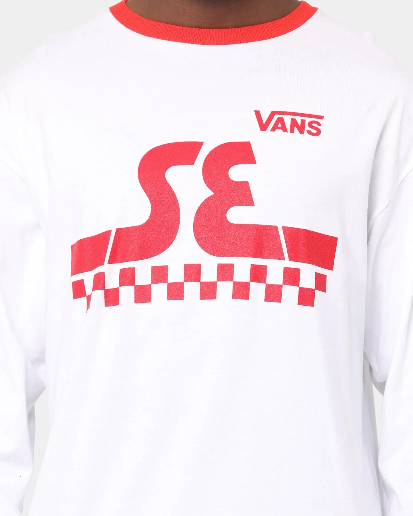 Vans X SE Bikes Long Sleeve T-Shirt White/Red