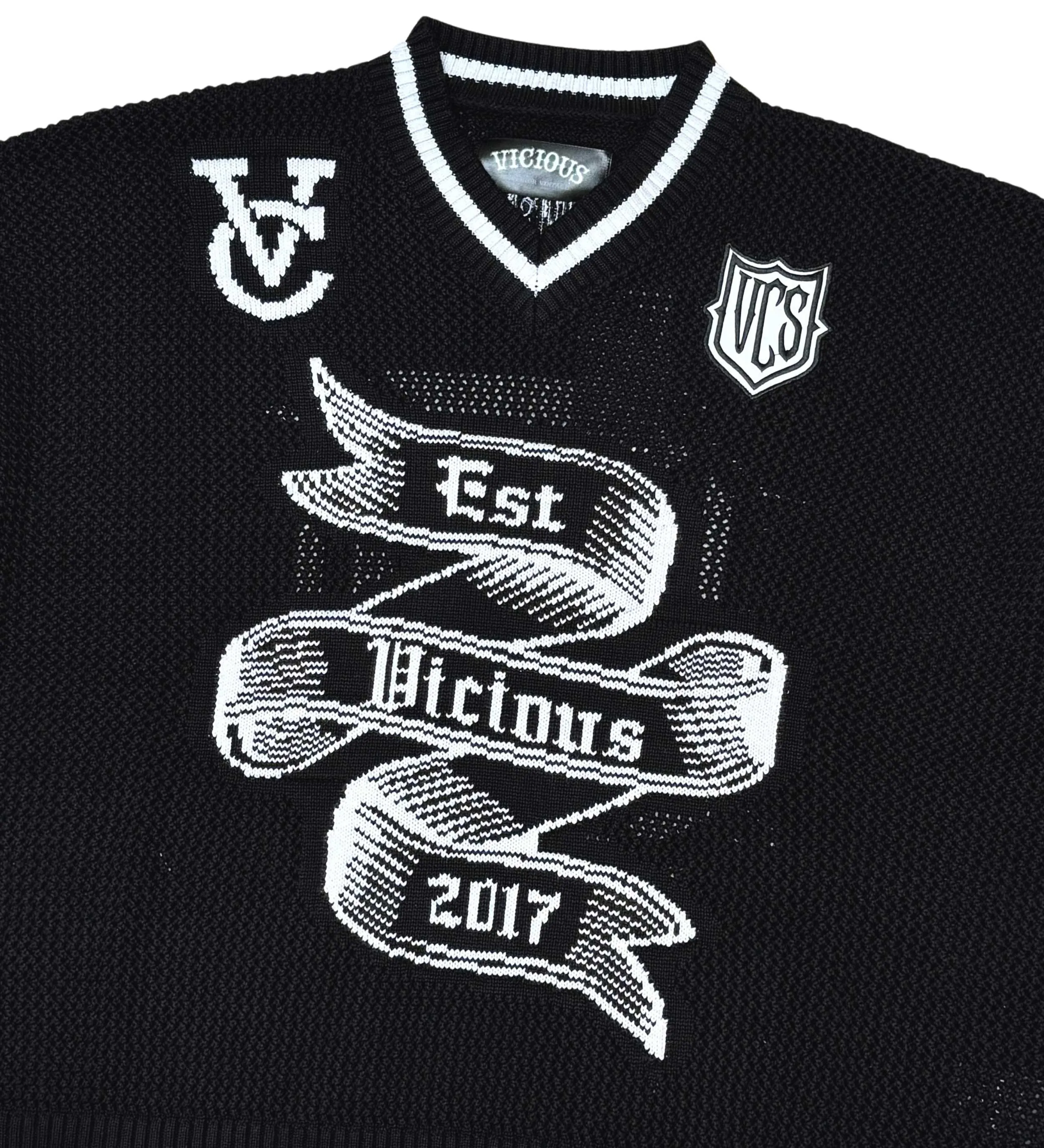 Vicious crop jersey sweater