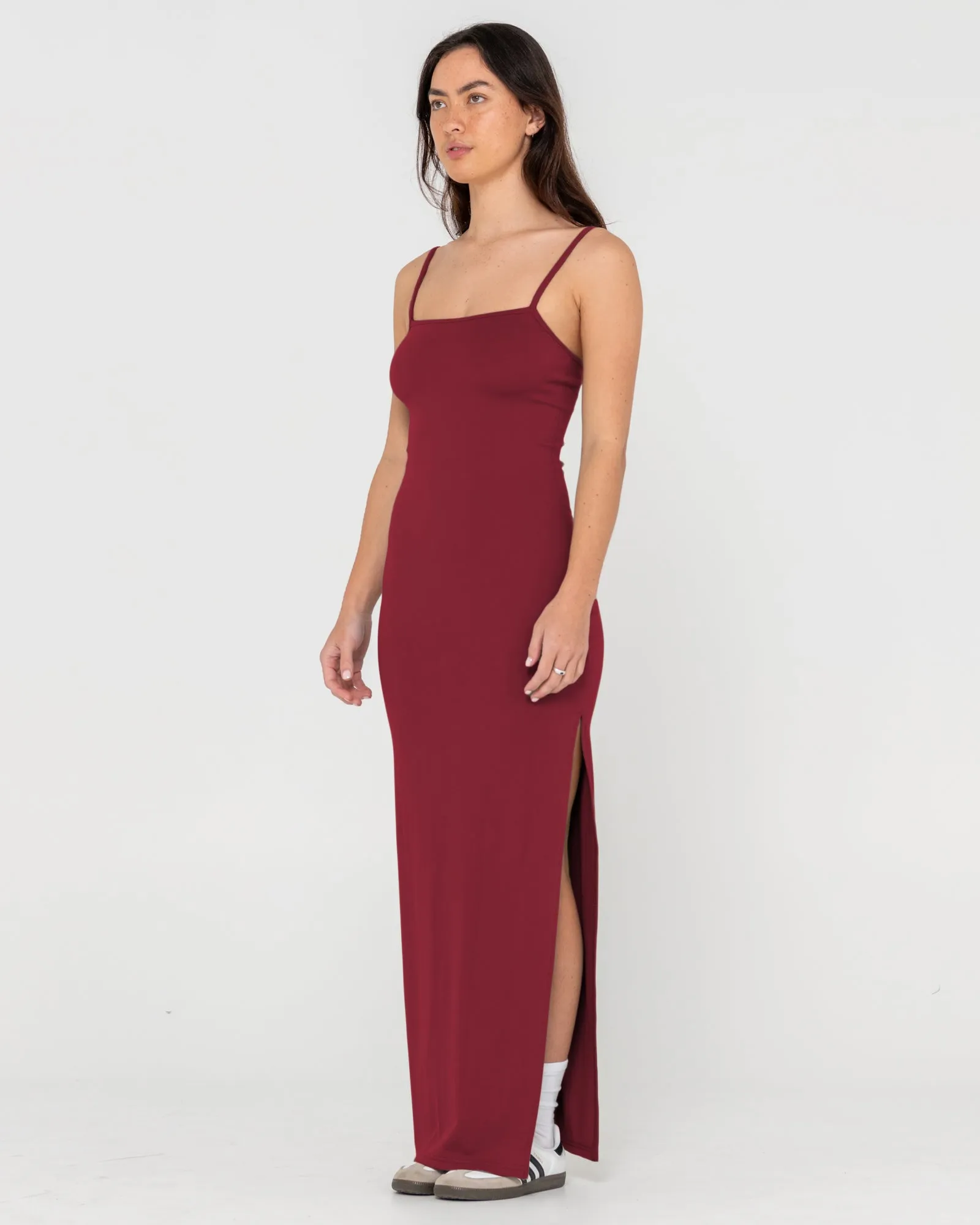 Vicky Fitted Maxi Slip Dress