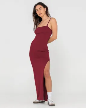 Vicky Fitted Maxi Slip Dress