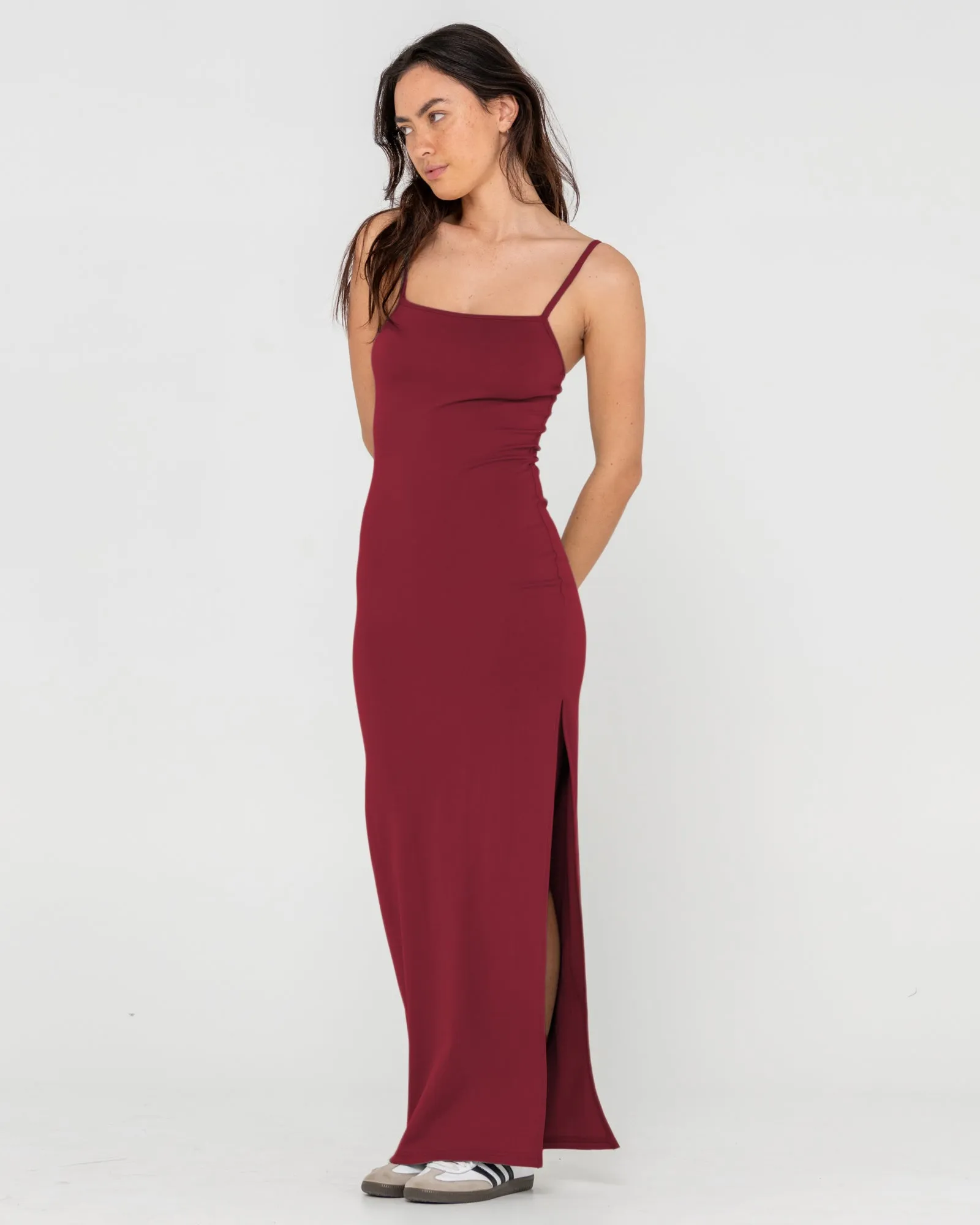 Vicky Fitted Maxi Slip Dress