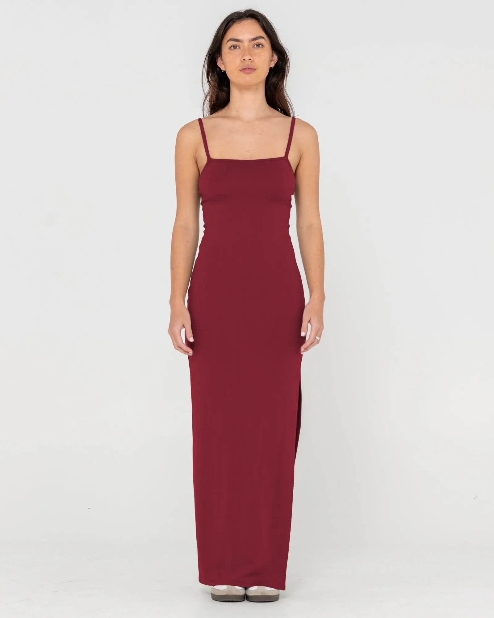 Vicky Fitted Maxi Slip Dress