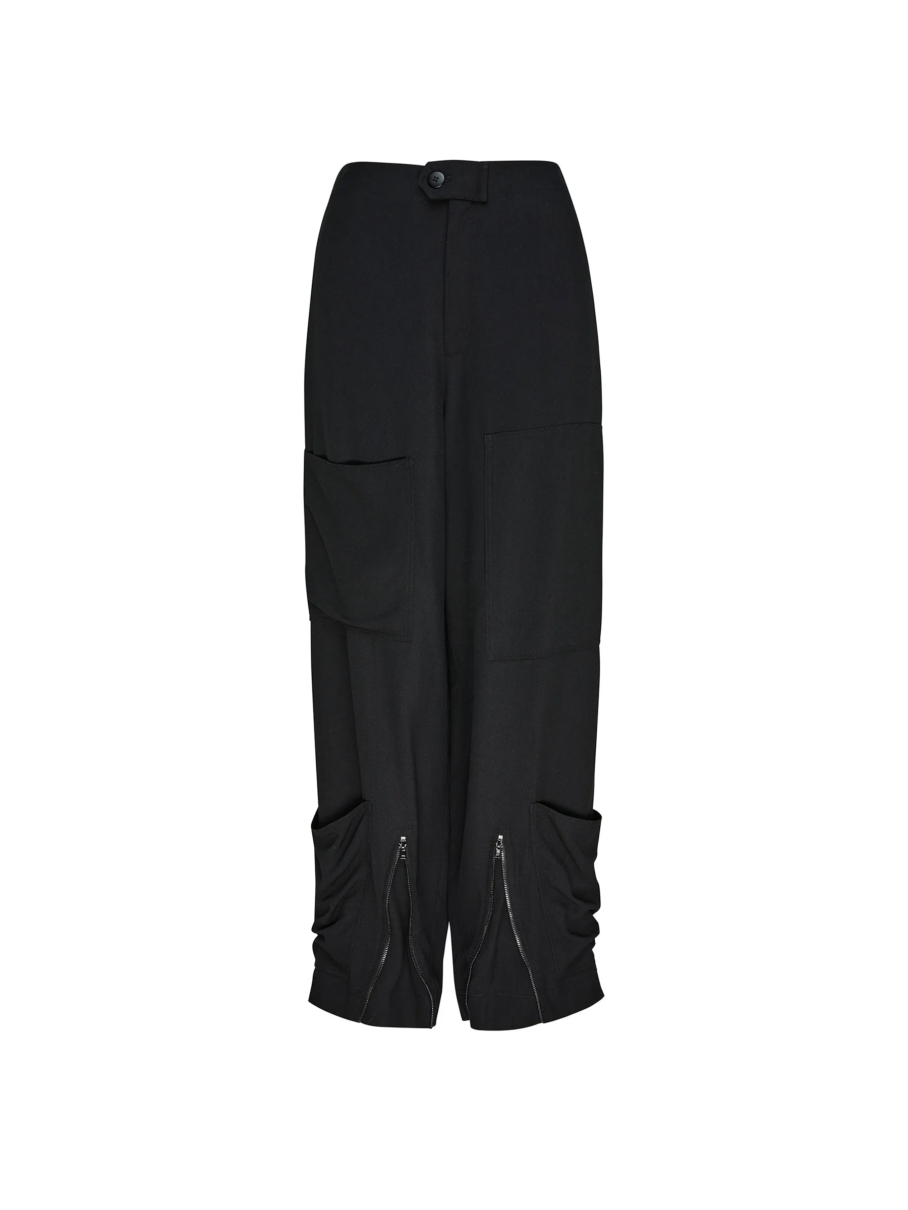 viscose twill utility pant