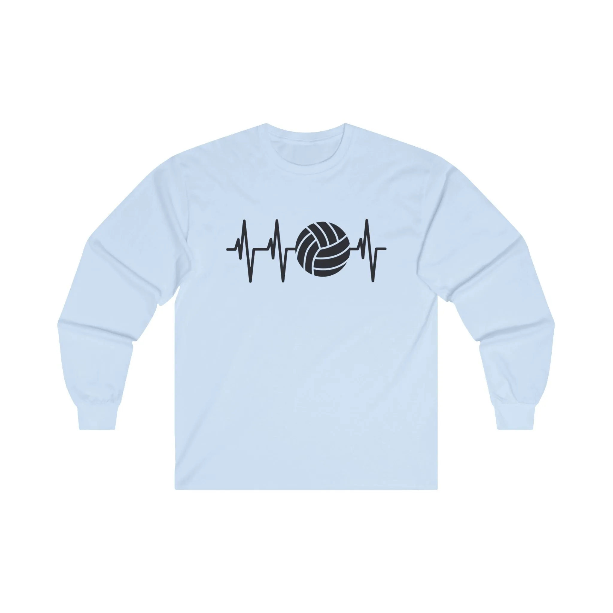 Volleyball Heartbeat Long Sleeve Shirt