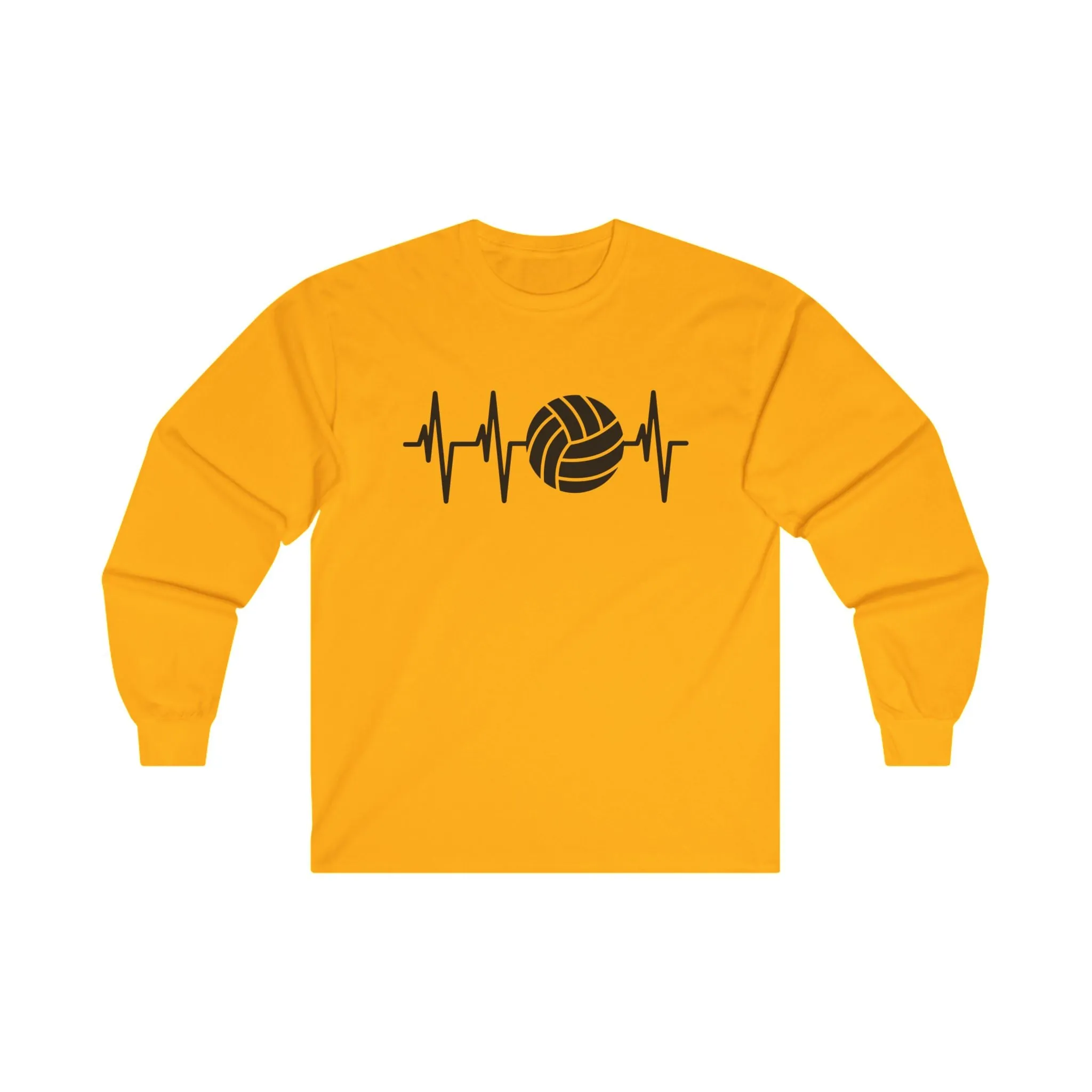 Volleyball Heartbeat Long Sleeve Shirt