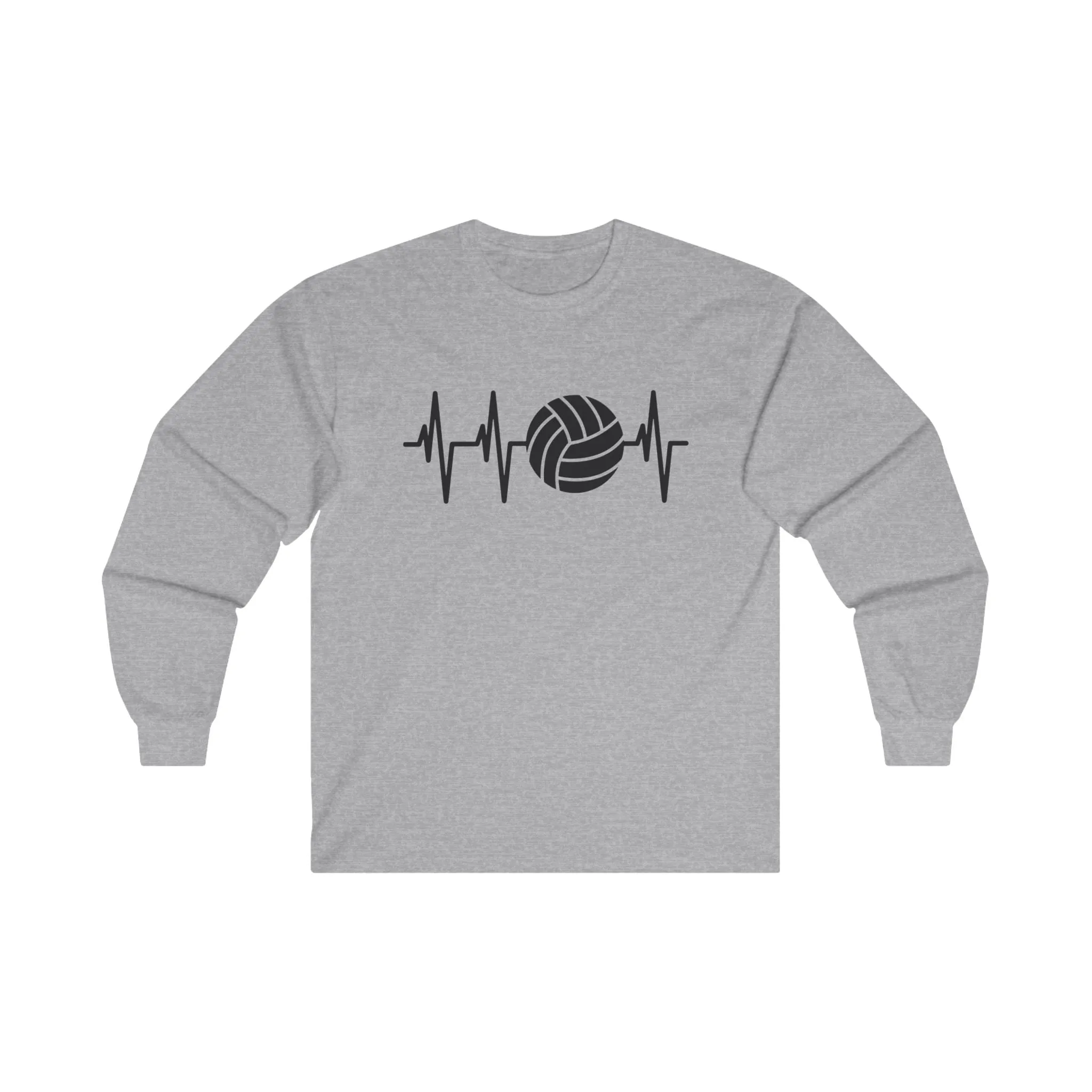 Volleyball Heartbeat Long Sleeve Shirt