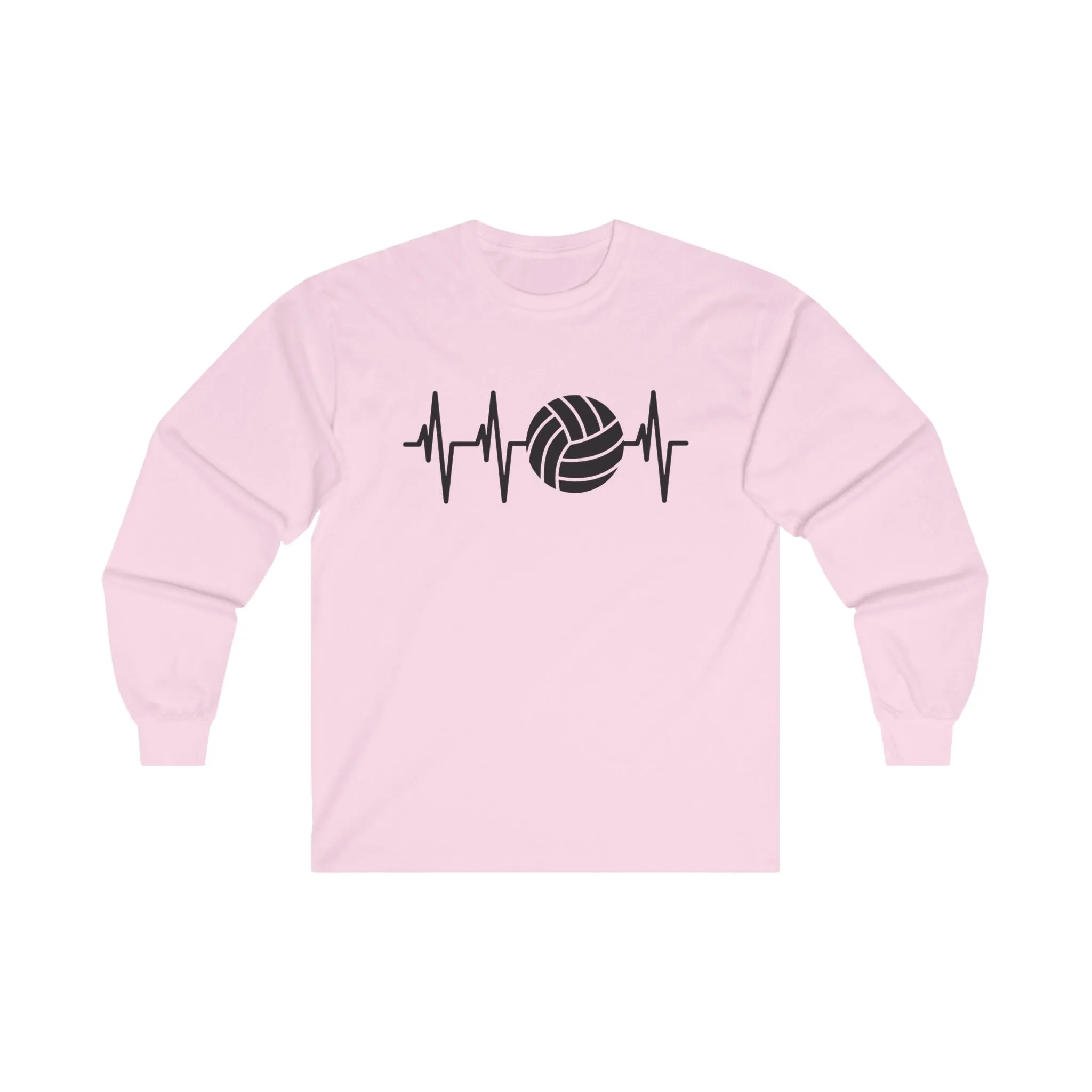 Volleyball Heartbeat Long Sleeve Shirt