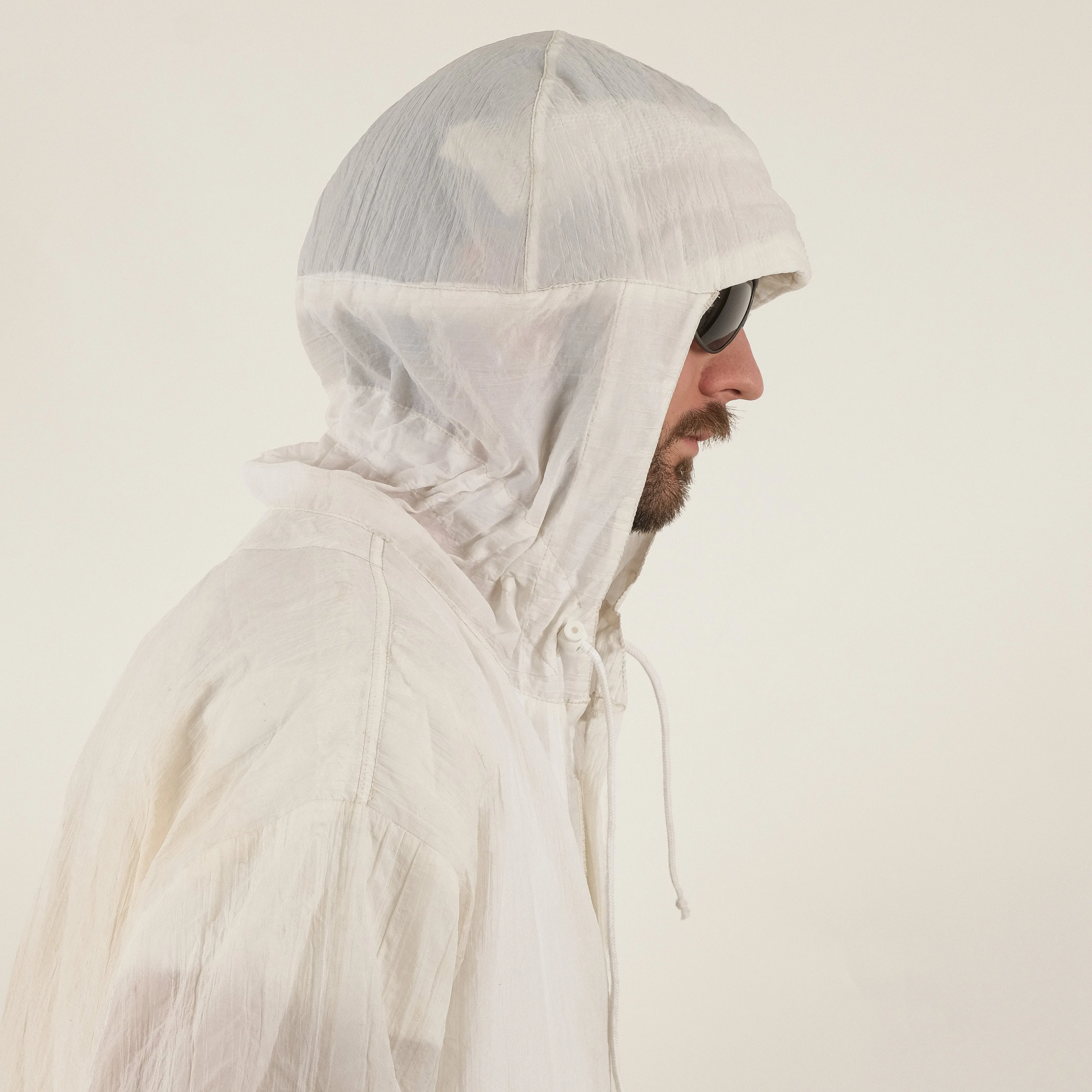 WHITE UTILITY SMOCK