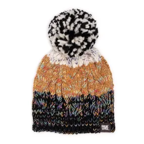 Women's Colorblock Stripe Cable Beanie