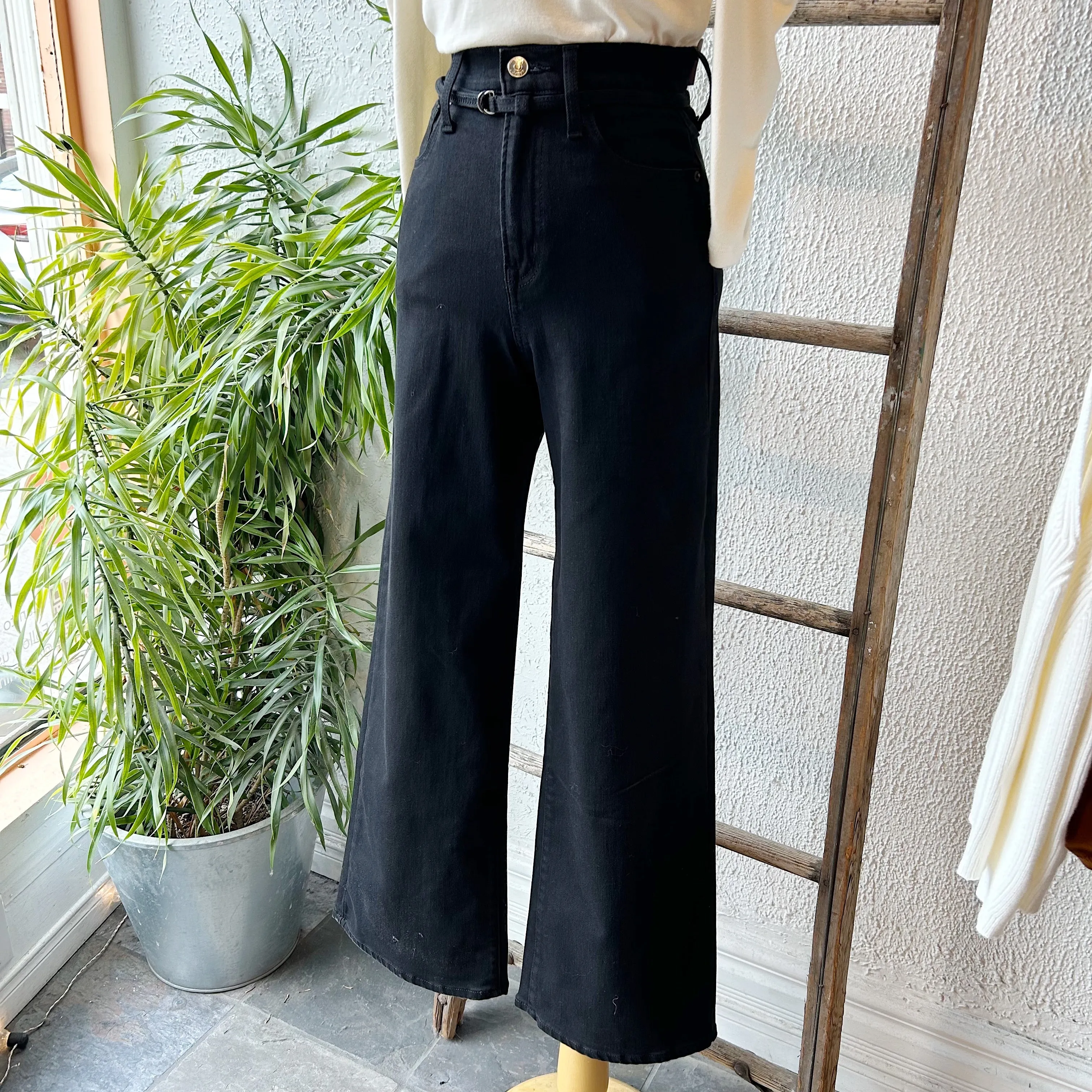 Yoga Jeans // Lily High Rise Wide Black