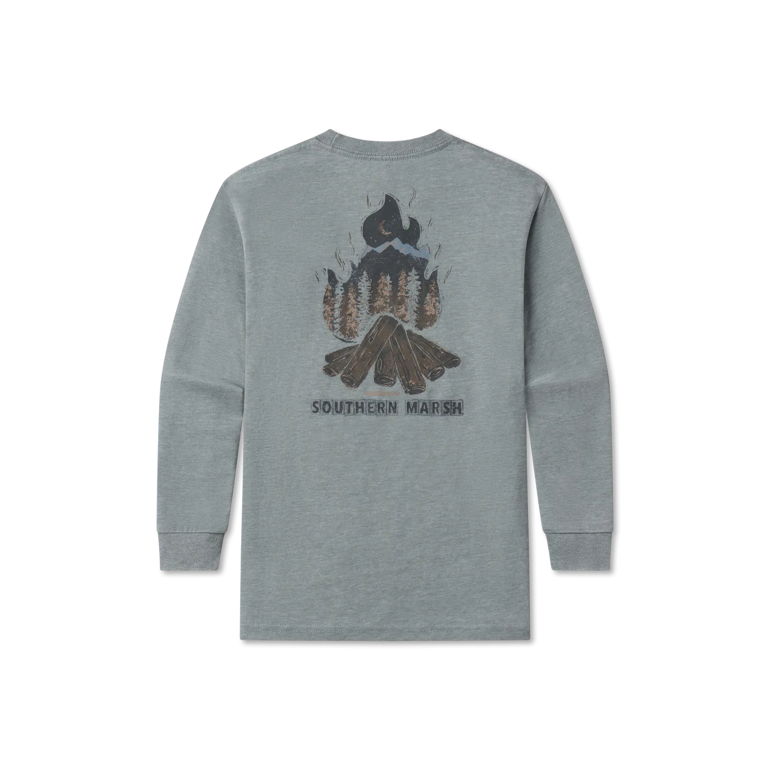 Youth SEAWASH™ Tee - Campfire - Long Sleeve